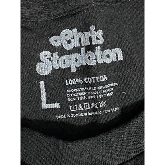 Chris Stapleton Whiskey and you concert shirt size large Black and White - Picture 4 of 7
